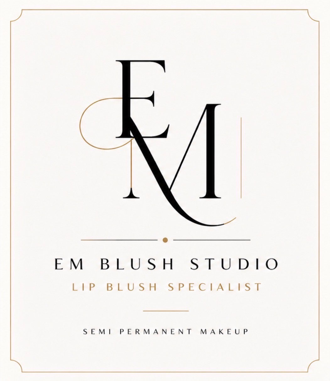 EM Blush Studio logo